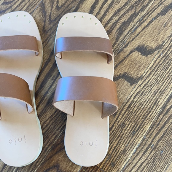 Never worn Joie leather sandals size 35.5 - Picture 2 of 6